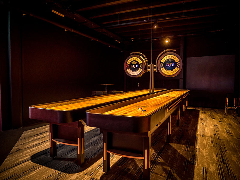 Shuffleboard Spiele Rennaz Waadt