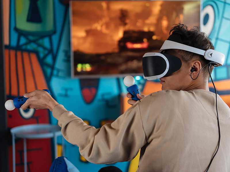 Virtuelle Realität Spiele Rennaz Waadt