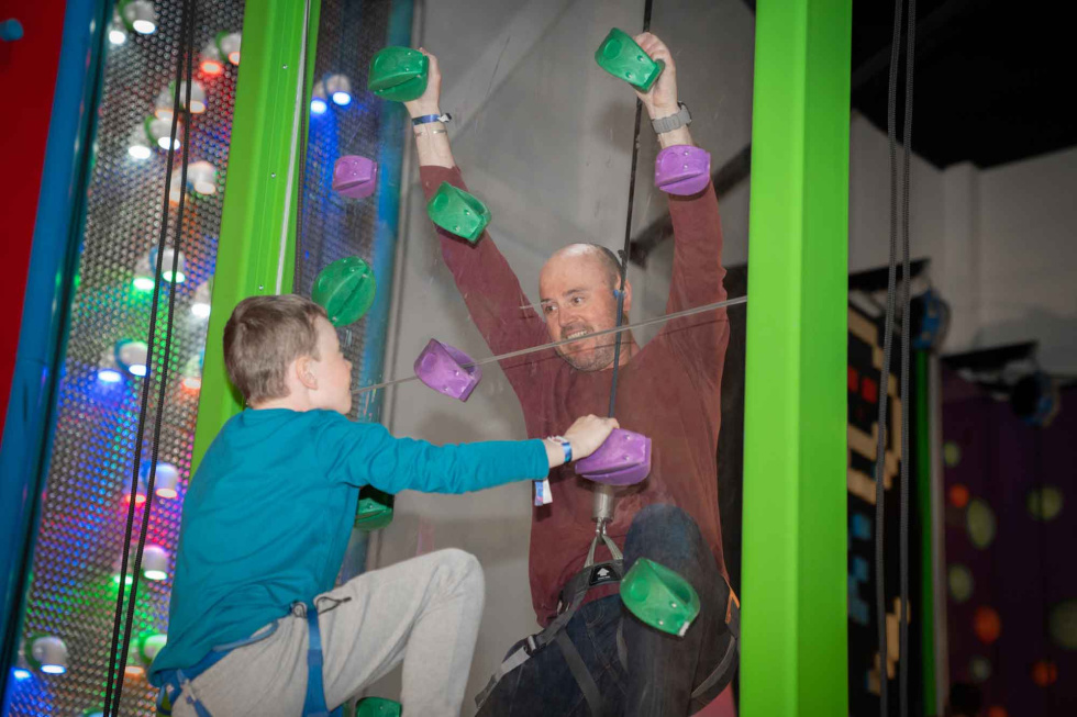 Climbing and climbing walls for children Rennaz Villeneuve